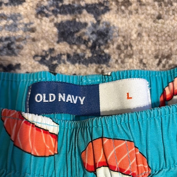 Old Navy Blue Boxers with Playful Print - Picture 2 of 3